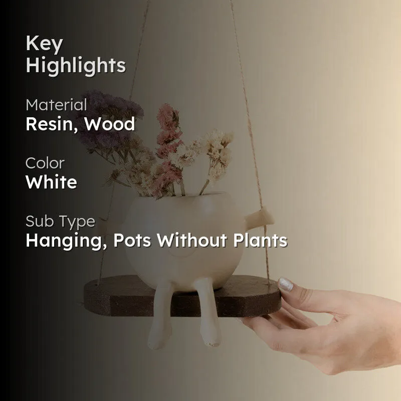 Humpty Face Hanging Planter media 2
