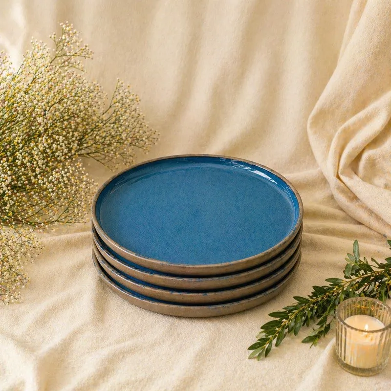 Azzure Ceramic Quarter Plate (10 Inch) - Set of Four media 5