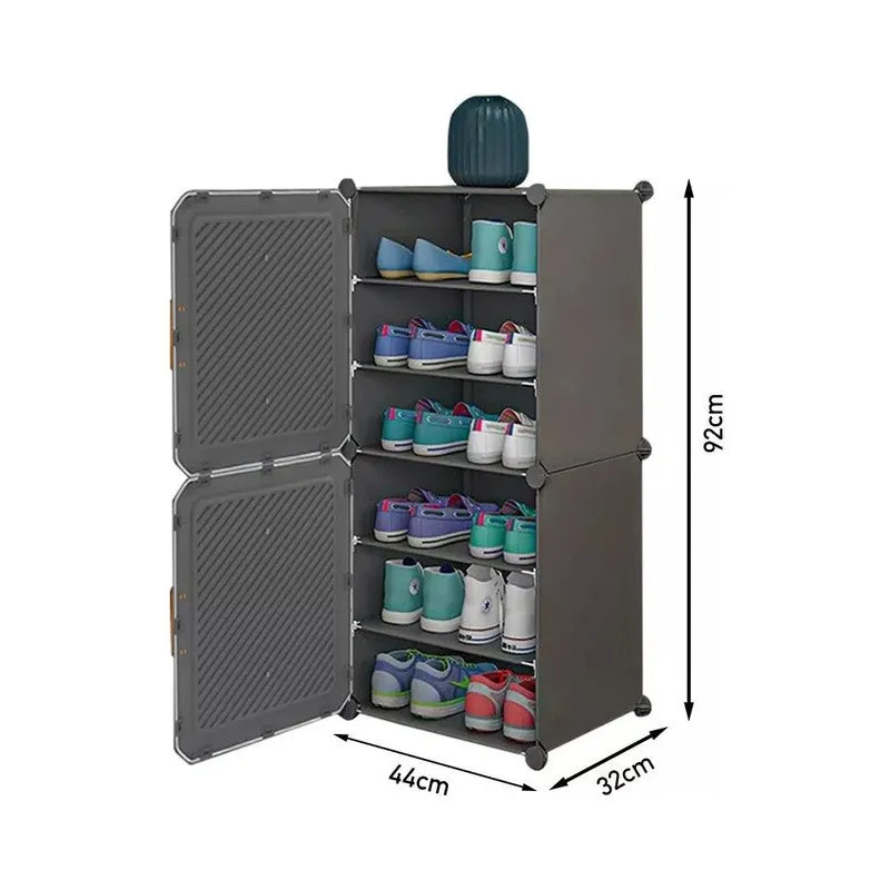 CleanStep Grey Plastic & Metal Shoe Racks media 8