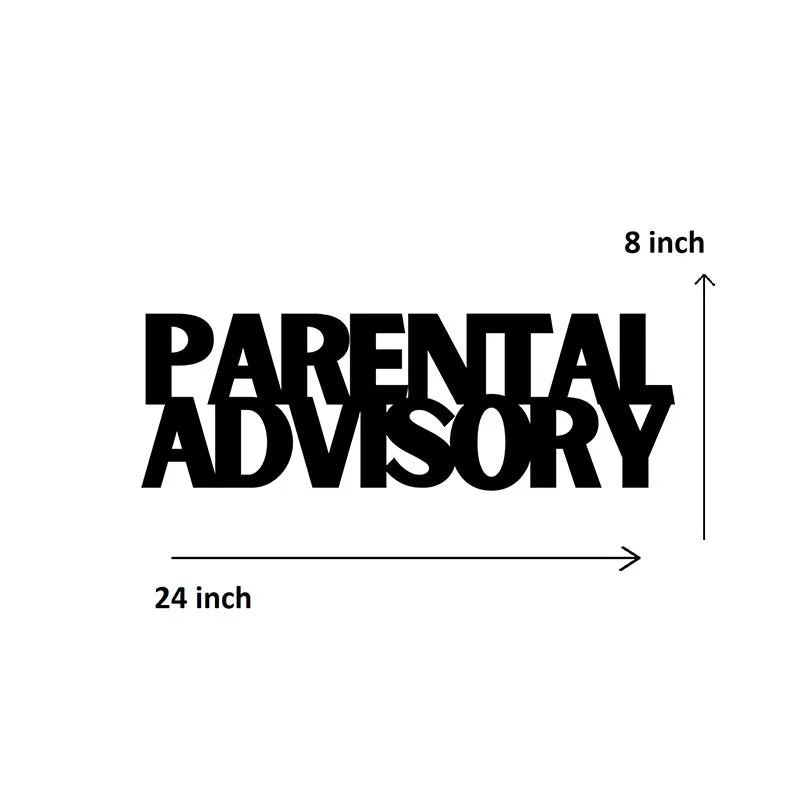 Parental Advisory Iron Wall Accent media 5