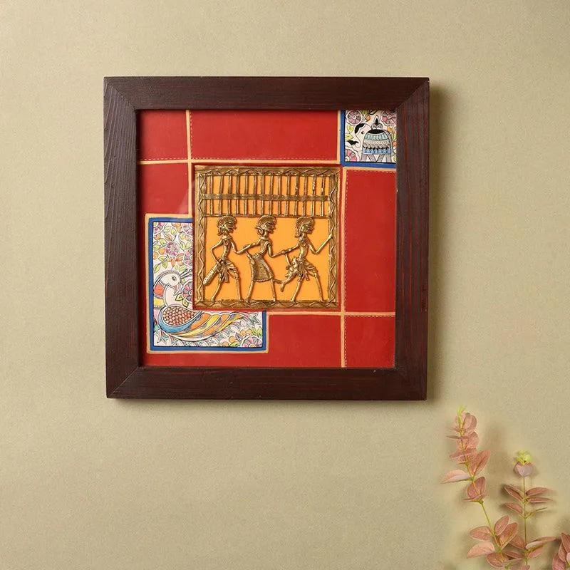 Kirra Brass & Wood Wall Accent media 1