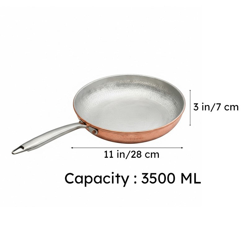 Orion Glossy Copper Kadhai - 3500 mL media 13