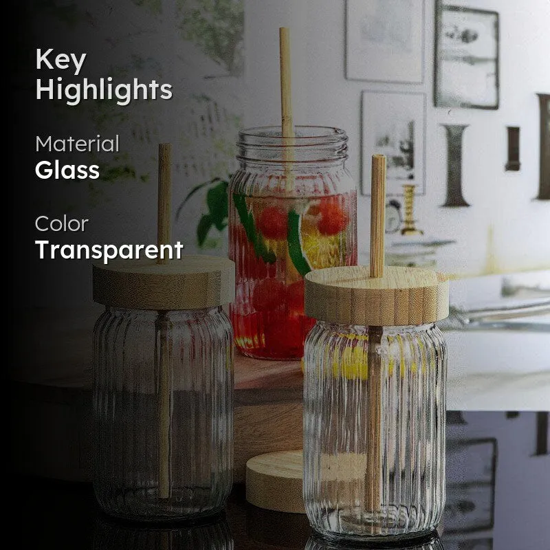 Ponting Drinking Jar With Straw media 2