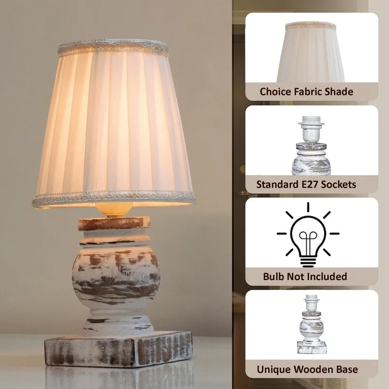 PureBloom Wooden Table Lamp media 4