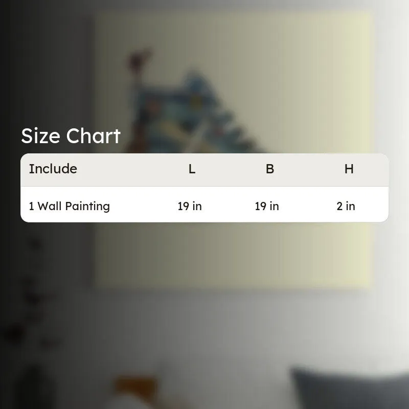 Shoe Run Canvas Wall Painting media 5