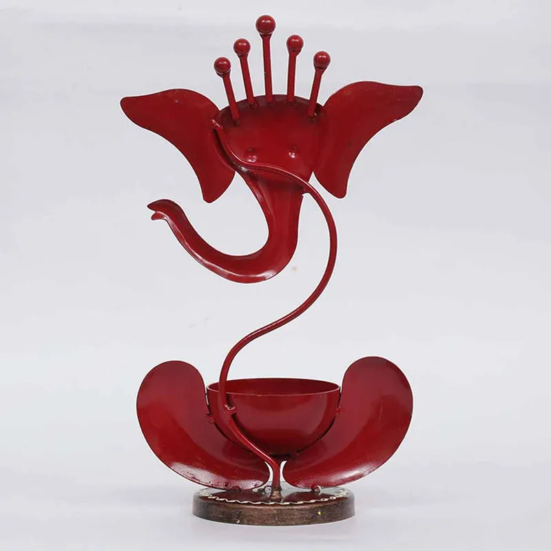 Ganesha Form Tea Light Holder media 4