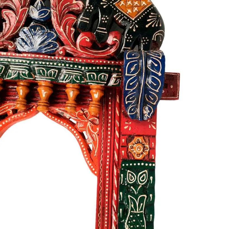 Jharokha Charm Wooden Wall Accent media 5