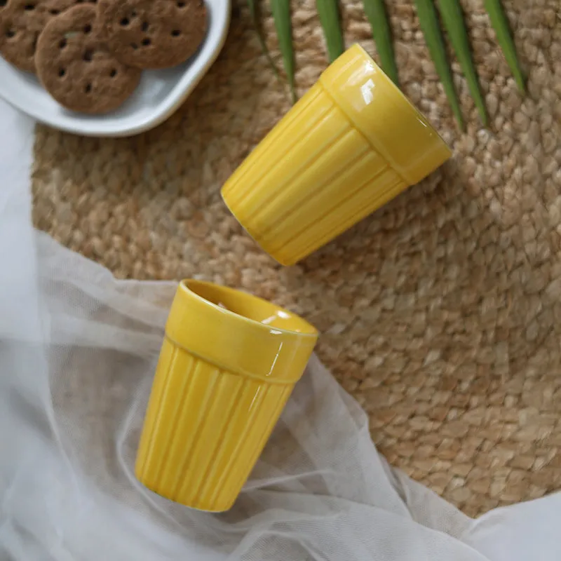 Nicoletta Ceramic Kulhad (Yellow) -150 mL media 4