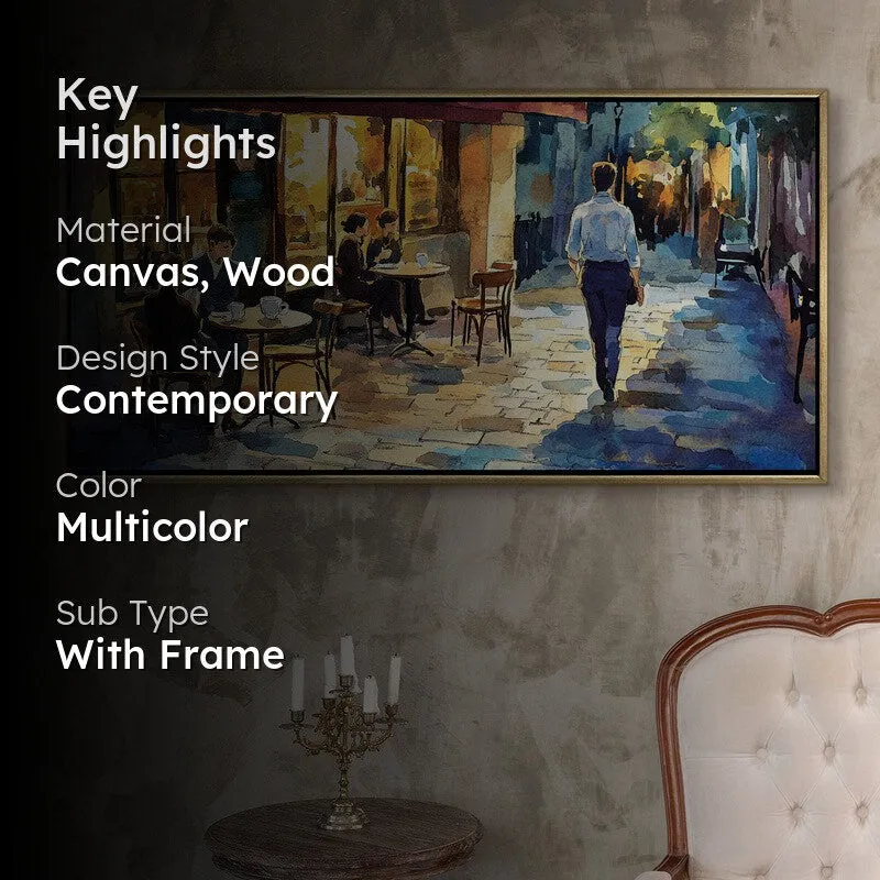 Caferouge Canvas Wall Painting With Frame media 2
