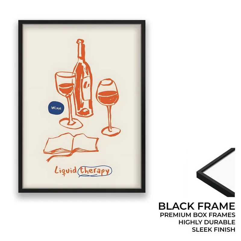 Scarlet Sangria Archival Canvas Wall Art - Black media 8