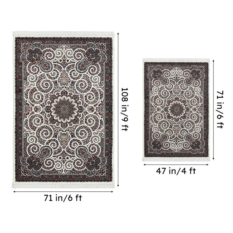 Ethnora Artificial Silk Carpet media 9