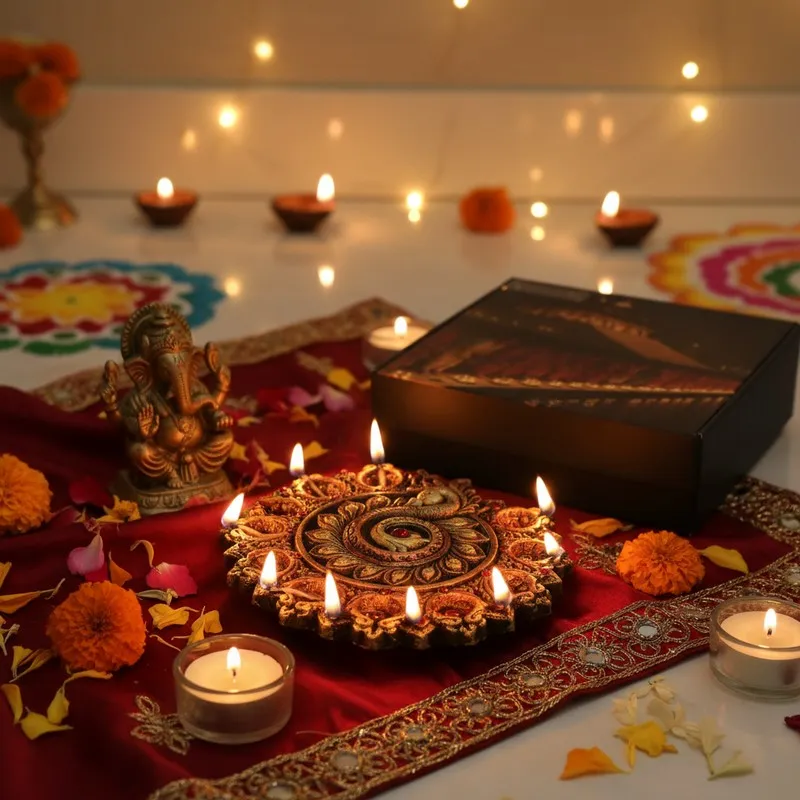 Peacock Glory Diya media 7