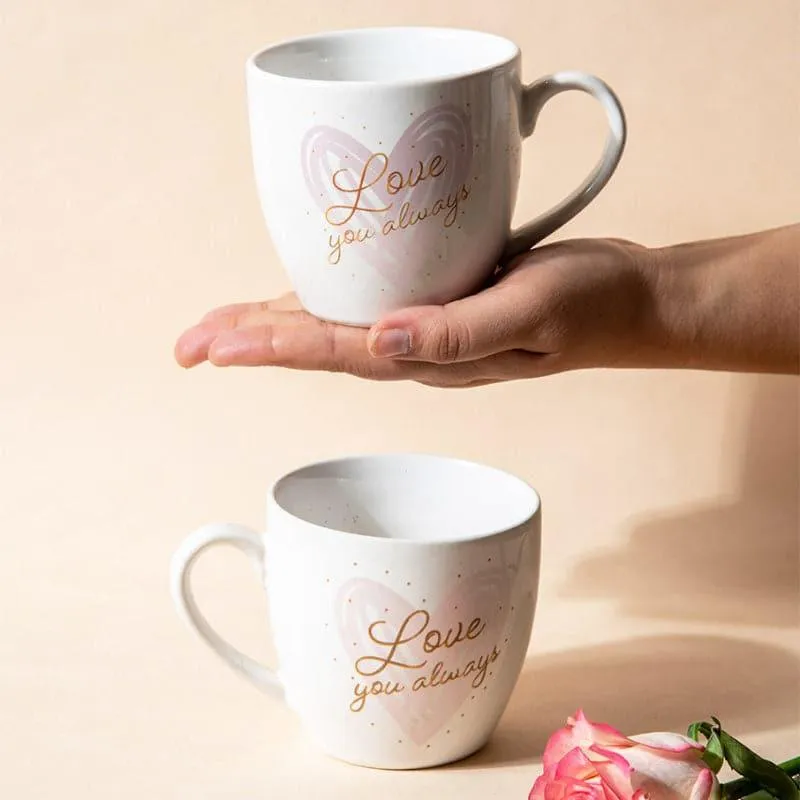 Love Stoneware Coffee Mug (350 mL Each) - Set of Two media 4