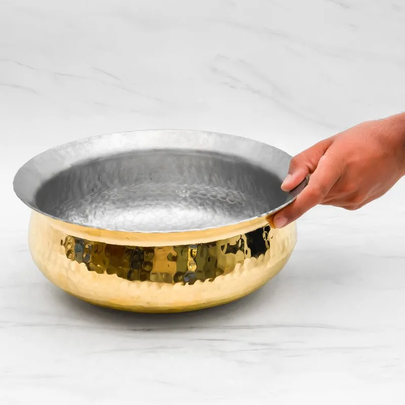 Caliora Durable Brass Handi - 4500 mL media 4