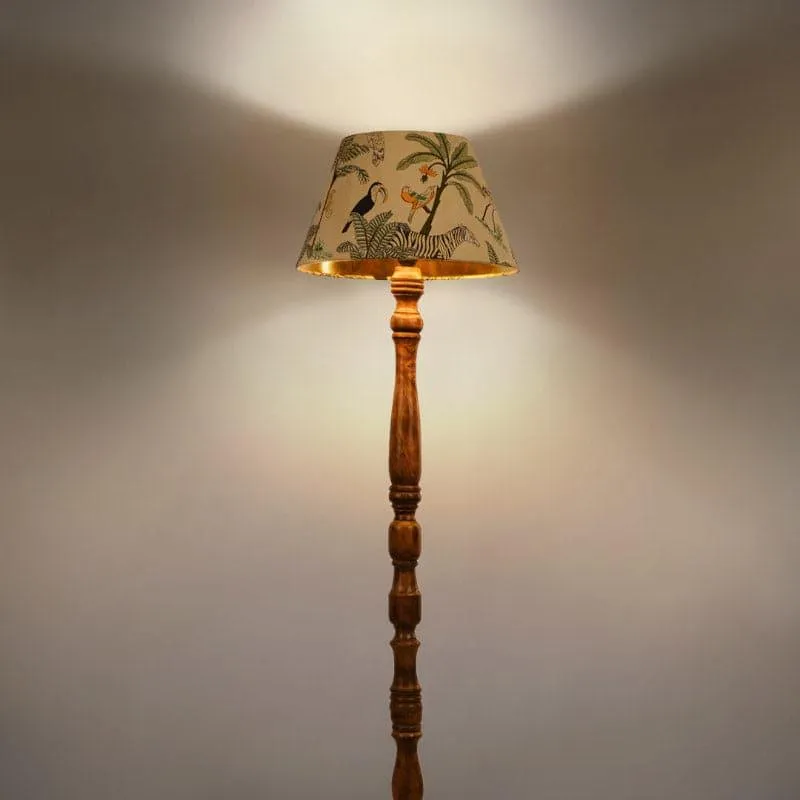 Palm Pie Norfolk Wooden Floor Lamp media 3