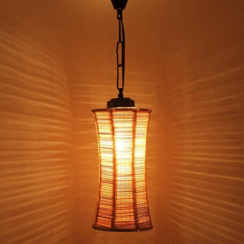 Neve Bamboo Cane Ceiling Lamp media 4