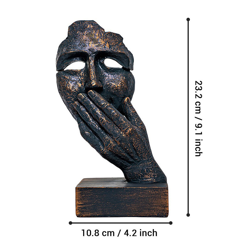 Human Emotions Resin Showpiece - Black media 6