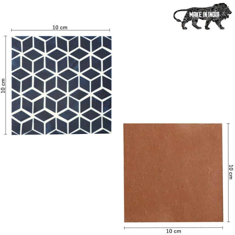 Oviya Ethnic Coaster - Set Of Four media 4