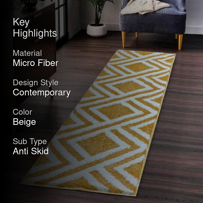 Sooth Step Micro Fiber Runner Rug media 2
