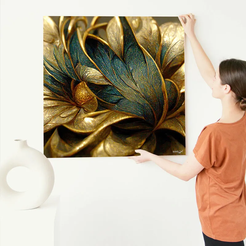 Auric Botanic I Wall Painting media 3