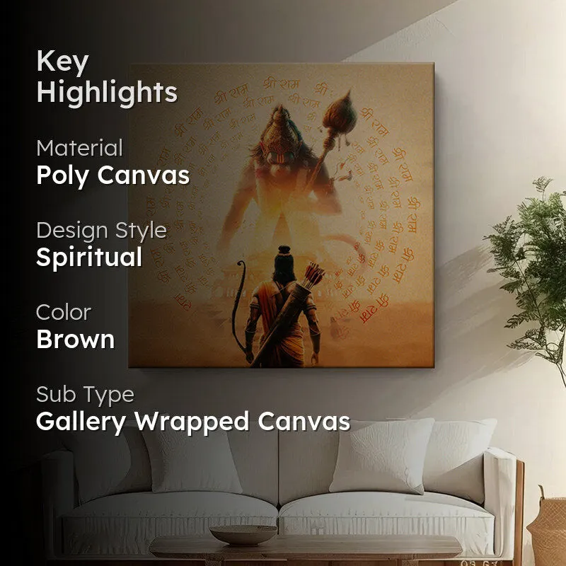 Hanurama Poly Canvas Wall Painting media 2
