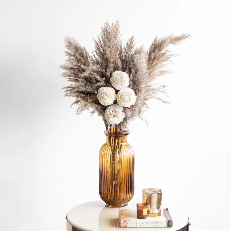 Sittora Naturally Dried Pampas Bunch (Beige)- Set Of Fourteen media 4