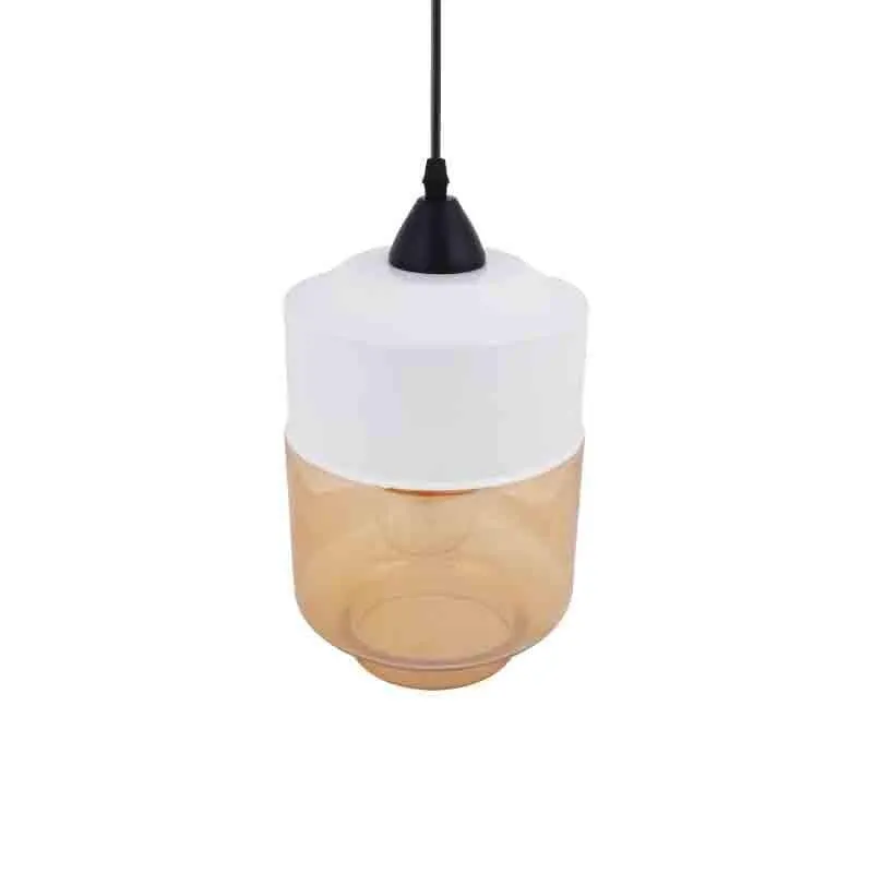 Bullet LED Glass Ceiling Lamp - White media 4