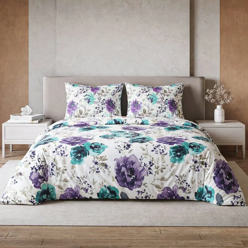 Meda Peony Cotton Bedsheet -254 TC media 1