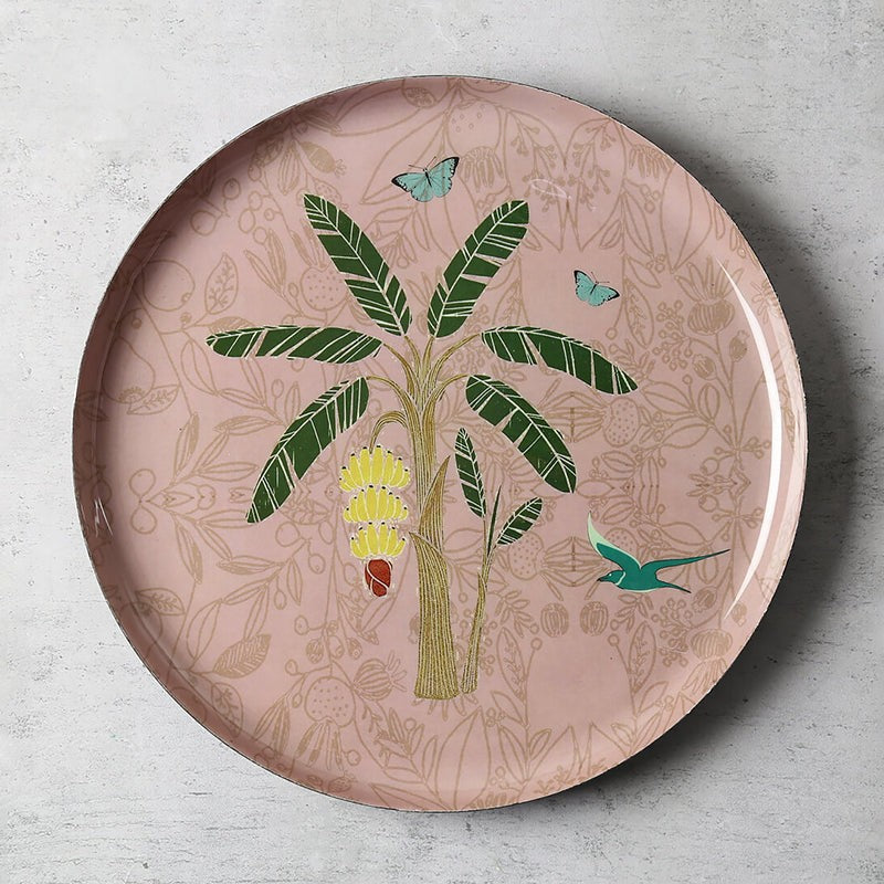 India Circus Victorian Tropics Iron Wall Plate - Set Of Five media 5