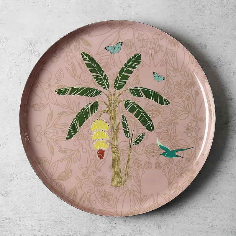 India Circus Victorian Tropics Iron Wall Plate - Set Of Five media 5