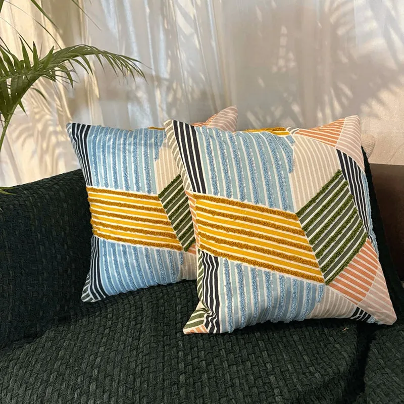 Abstract Geo Cushion Cover - Set Of Two media 1