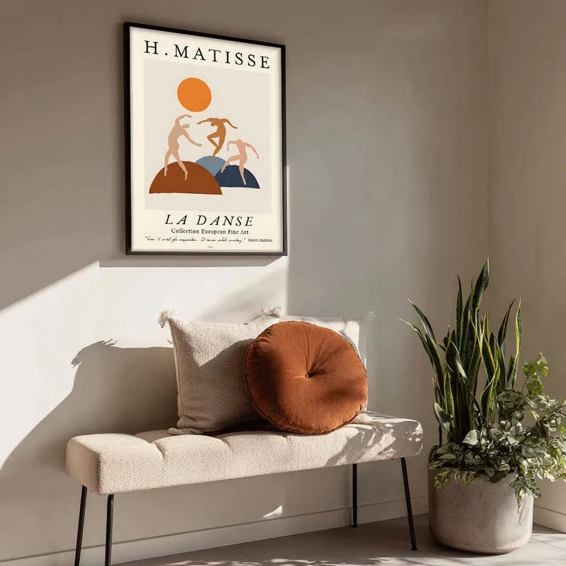 Joyful Motion Canvas Wall Painting With Black Frame media 4