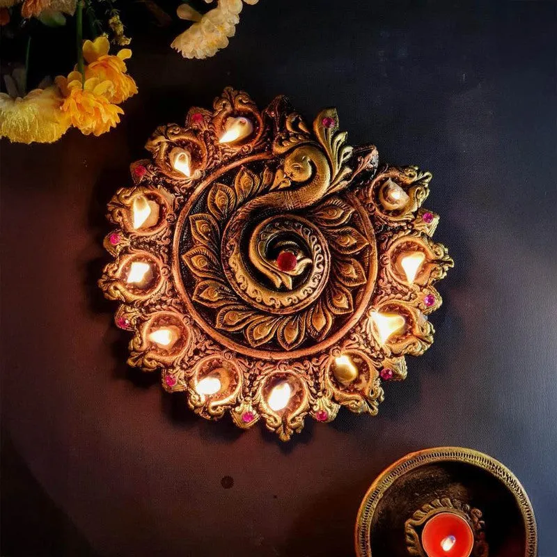 Peacock Glory Diya media 3