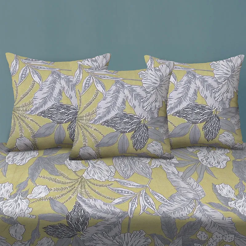 Leaves Of Grey Diwan Set - Six Piece Set media 4