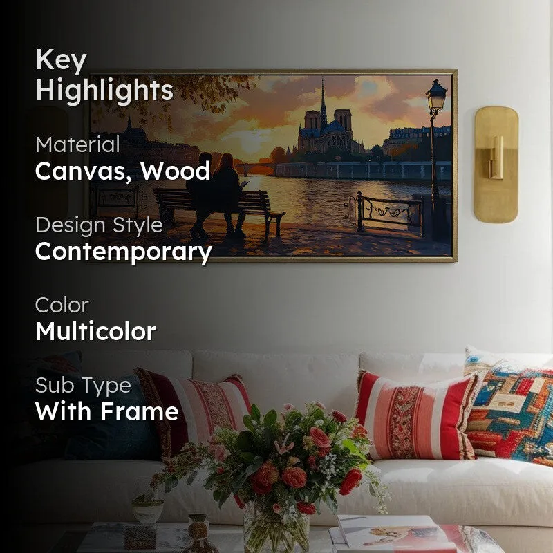 Sunhush Canvas Wall Painting With Frame media 2