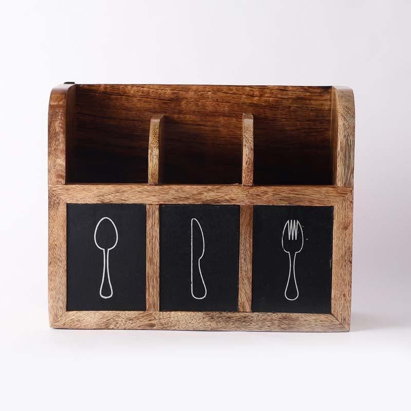 Elite Wooden Cutlery Box media 4