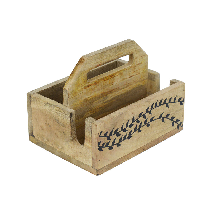 Akia Wooden Cutlery Holder media 4