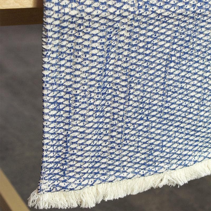 Akasam Cotton Table Runner - Blue media 3
