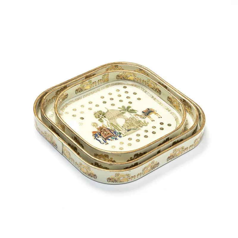 Timberline Rectangle MDF Serving Tray - Set Of Three media 4