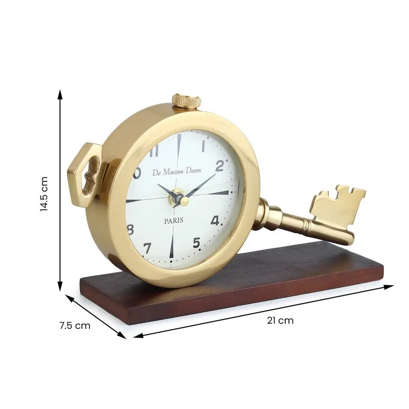 AuraClock Table Clock - Gold media 8