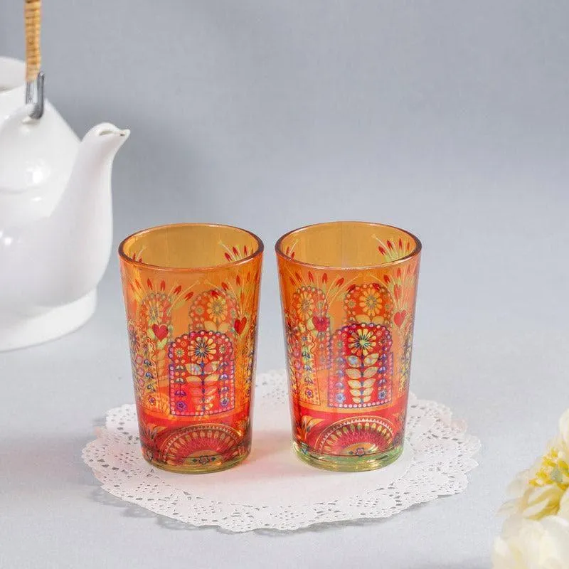 Vibrant Jharokha Chai Glass - Set Of Two media 3