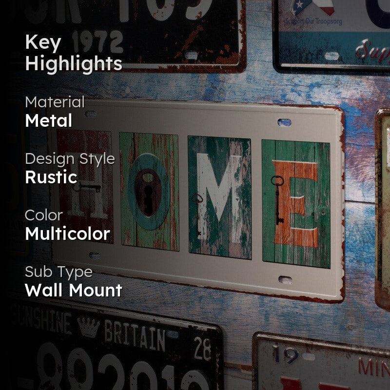 Home Metal Wall Accent media 2