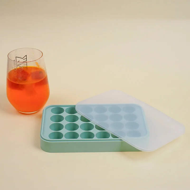 Geometric Silicone 24-Cube Ice Mould - Green media 1