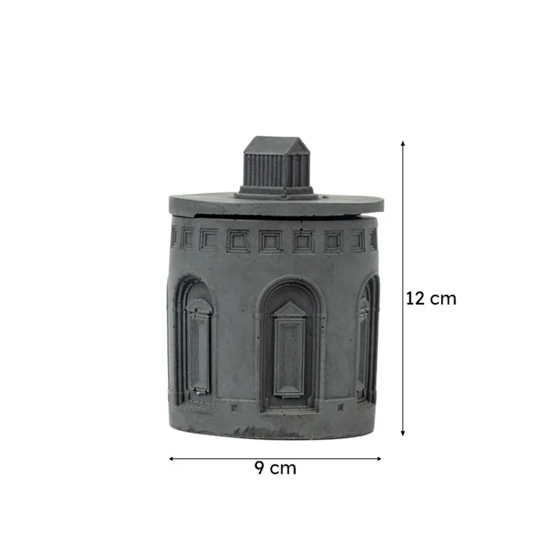 Greek Pillar Concrete Firepit media 6