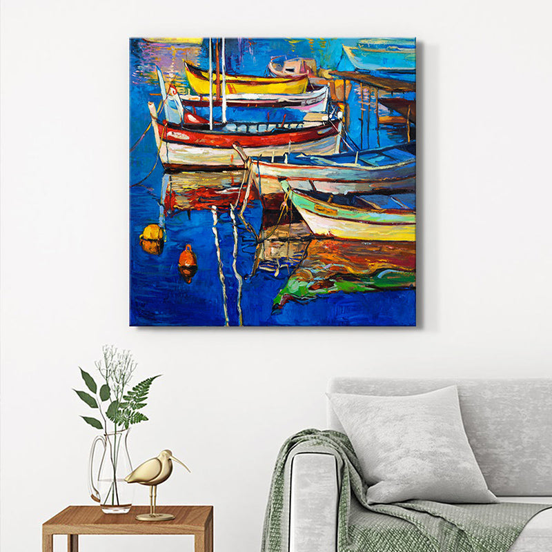 Nautical Boats Wall Painting