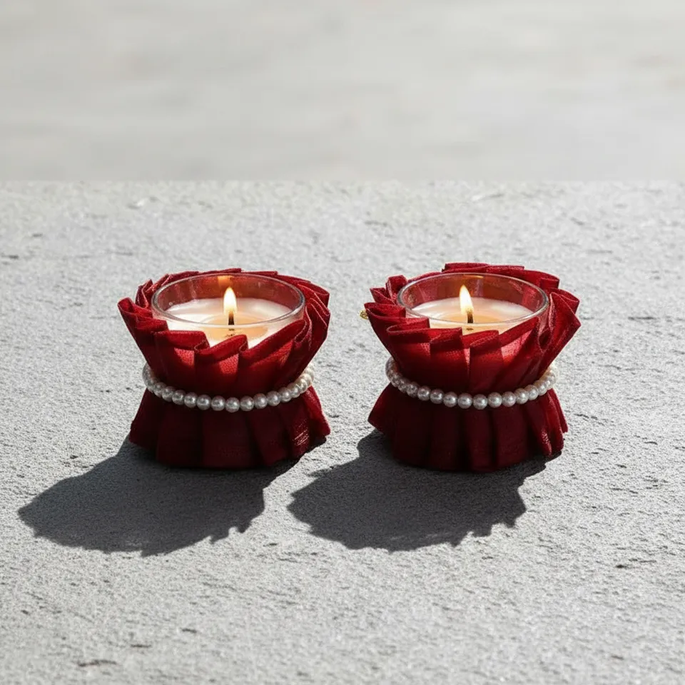 Apple Frangipani - Set of 2 Scented Votive Candles media 1