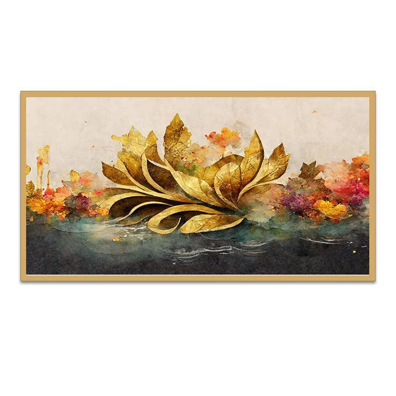Atalia Floral Wall Painting With Frame media 6