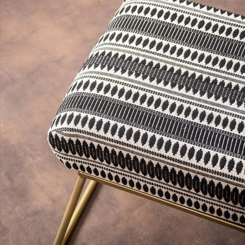 Pure Comfort Ottoman (Black,White) - Set Of Two media 4