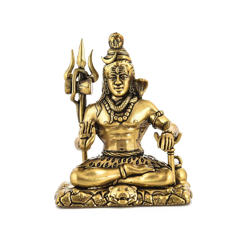 Divine Mahadeva II Brass Idol media 3
