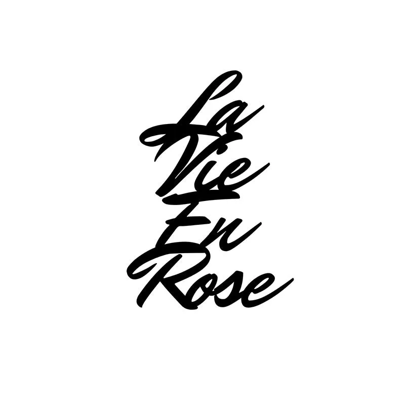 La Vie En Rose Iron Wall Accent media 3